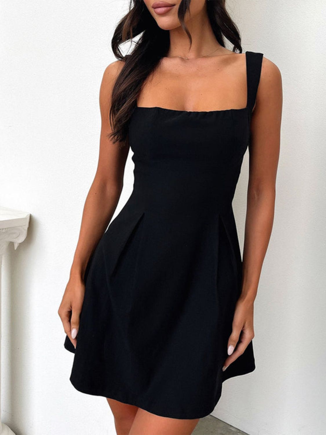 Seraphine | Bow Back Square Neck Mini Dress