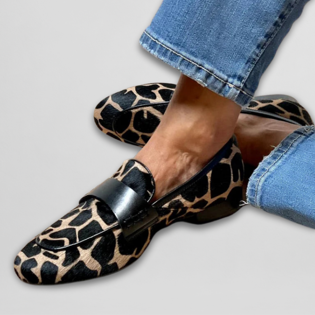 Amara | Leopard Print Loafers