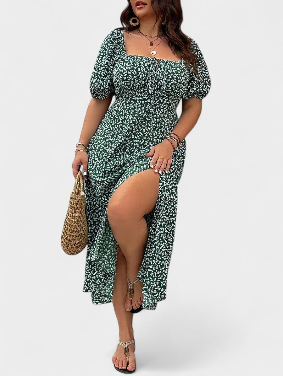 Amalia | Floral Puff Sleeve Dress