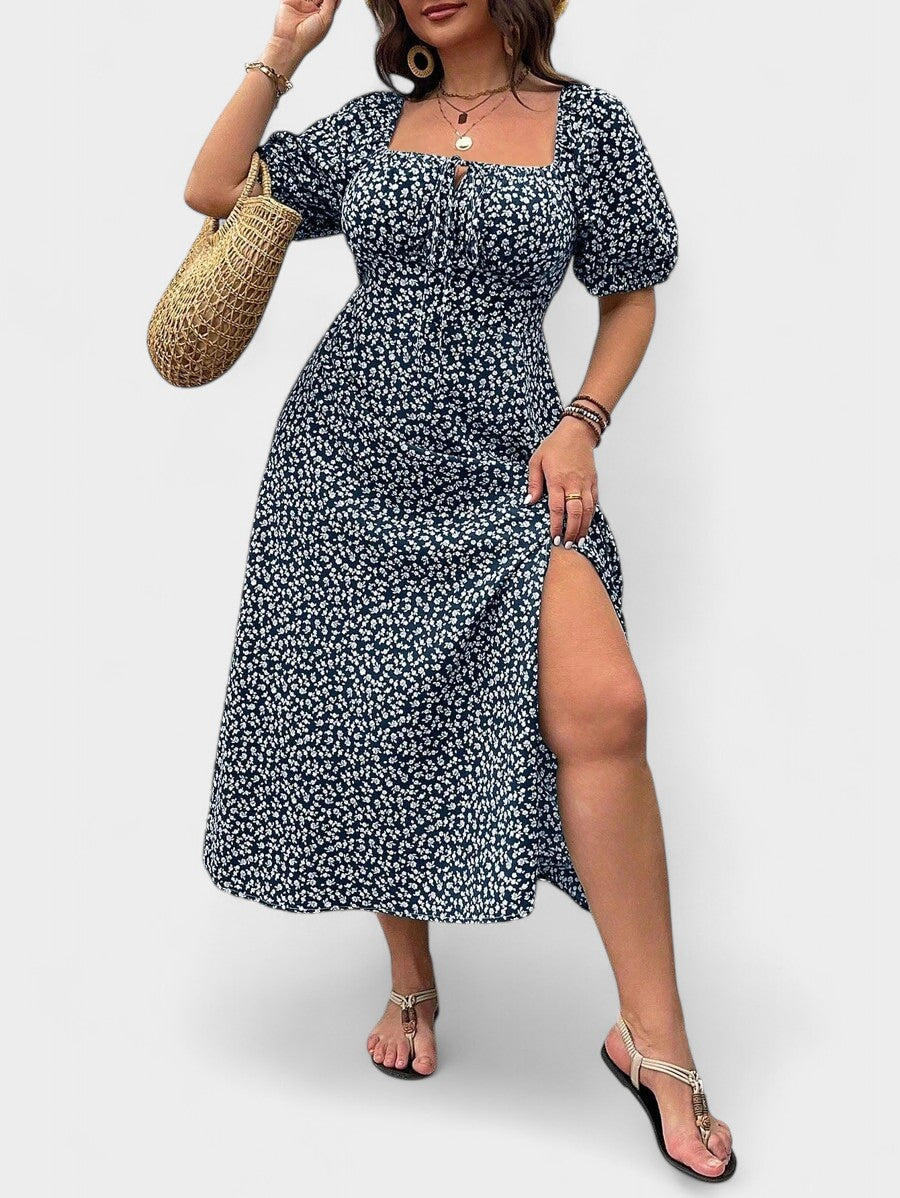 Amalia | Floral Puff Sleeve Dress