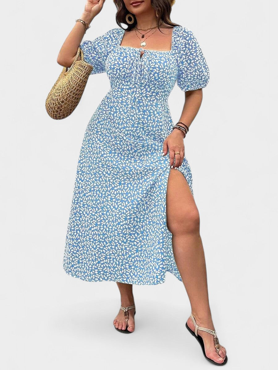 Amalia | Floral Puff Sleeve Dress