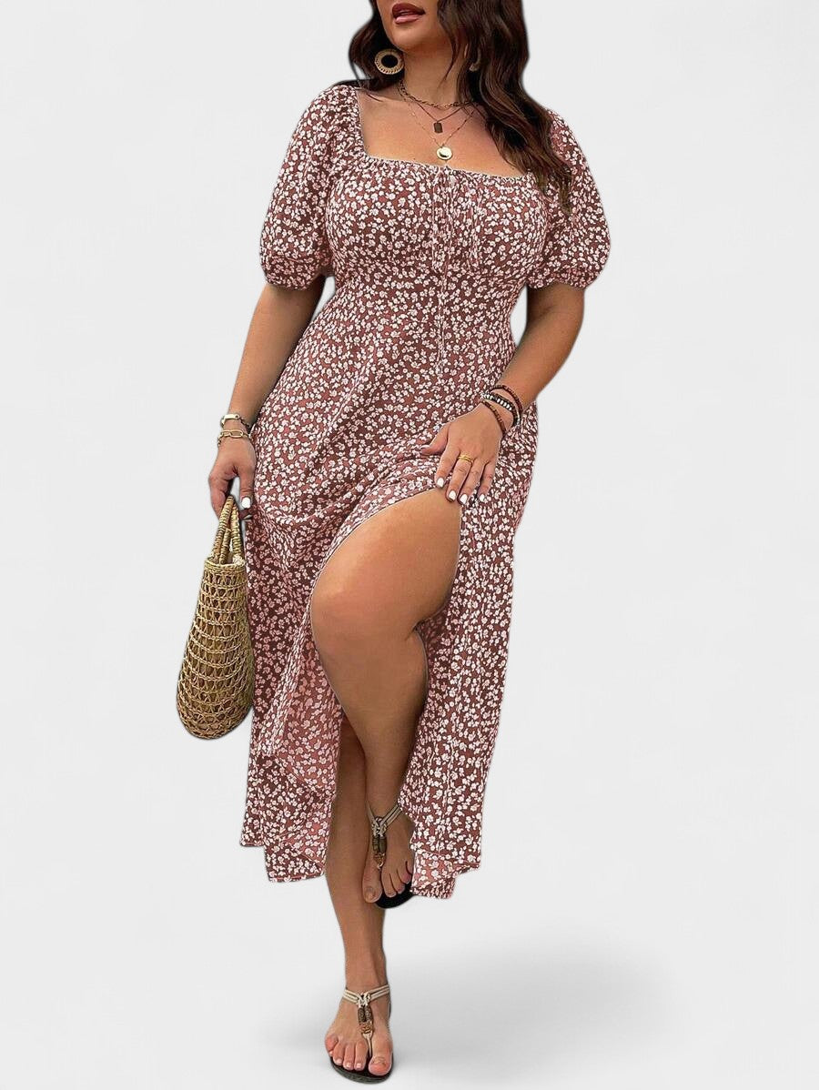 Amalia | Floral Puff Sleeve Dress