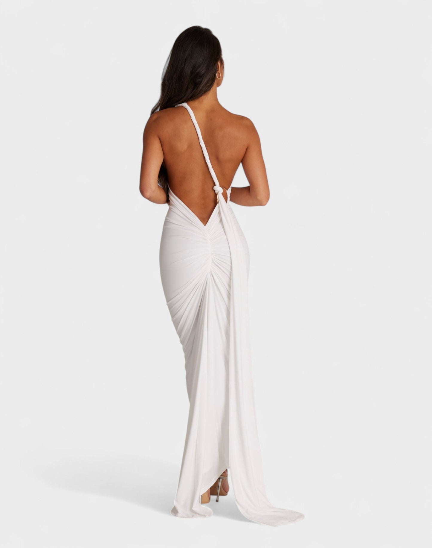 Sia | One-Shoulder Ruched Maxi Dress