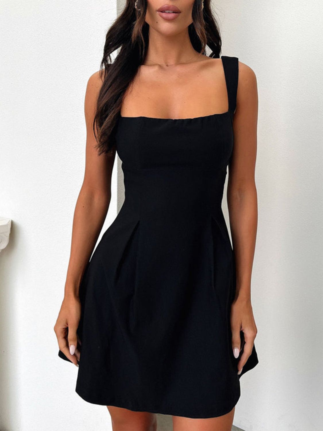 Seraphine | Bow Back Square Neck Mini Dress