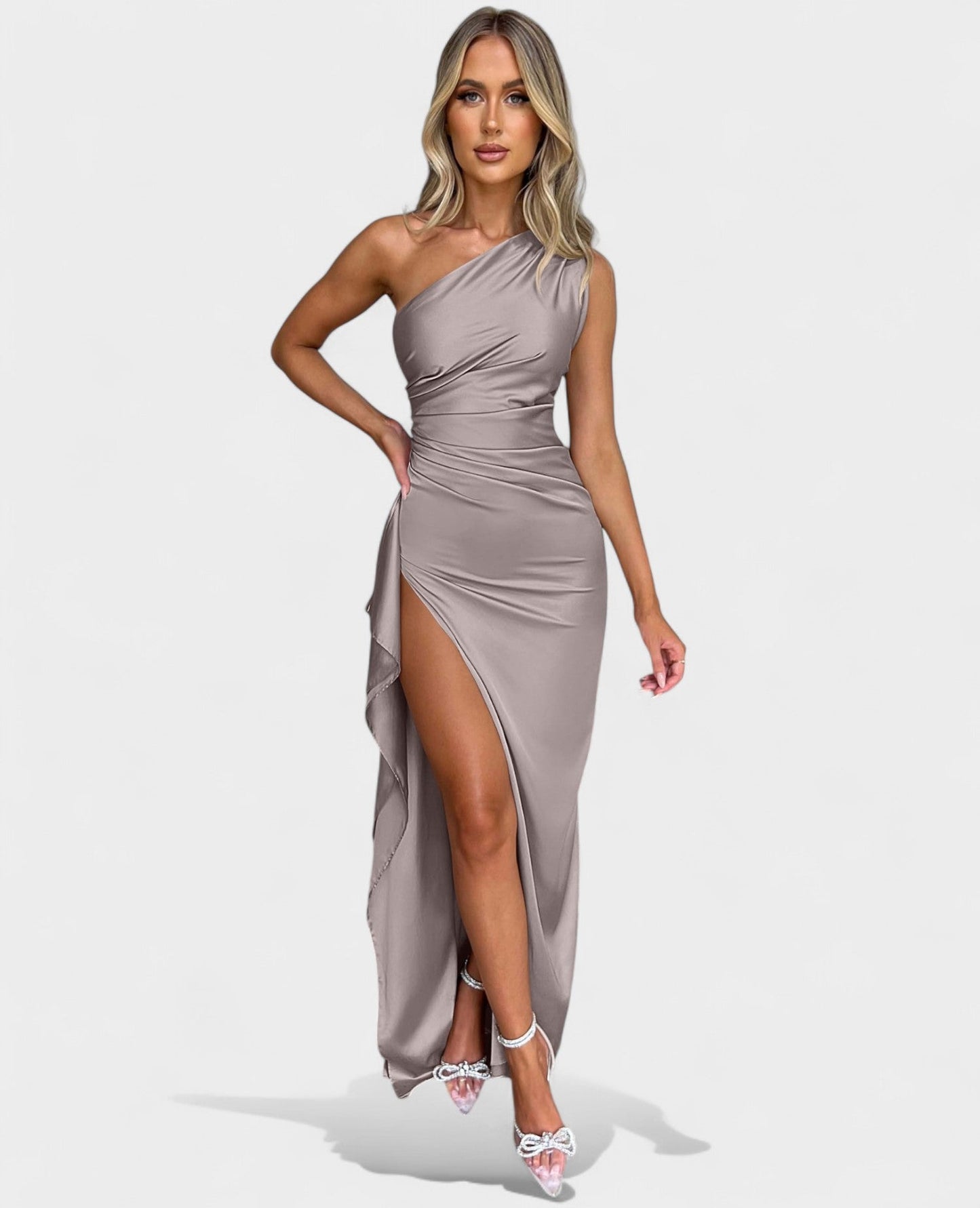 Amara | Draped Maxi Dress