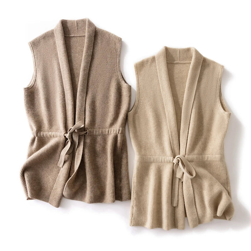 Isolde | Merino & Cashmere Knit Vest