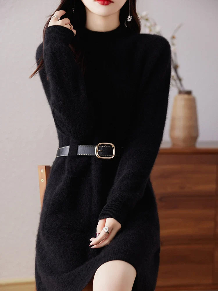 Selina | Wool-Cashmere Knit Dress