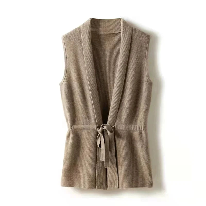 Isolde | Merino & Cashmere Knit Vest