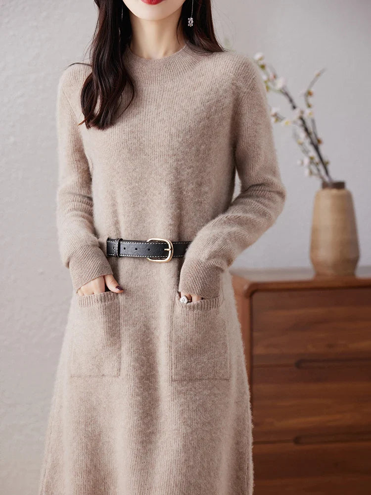 Selina | Wool-Cashmere Knit Dress
