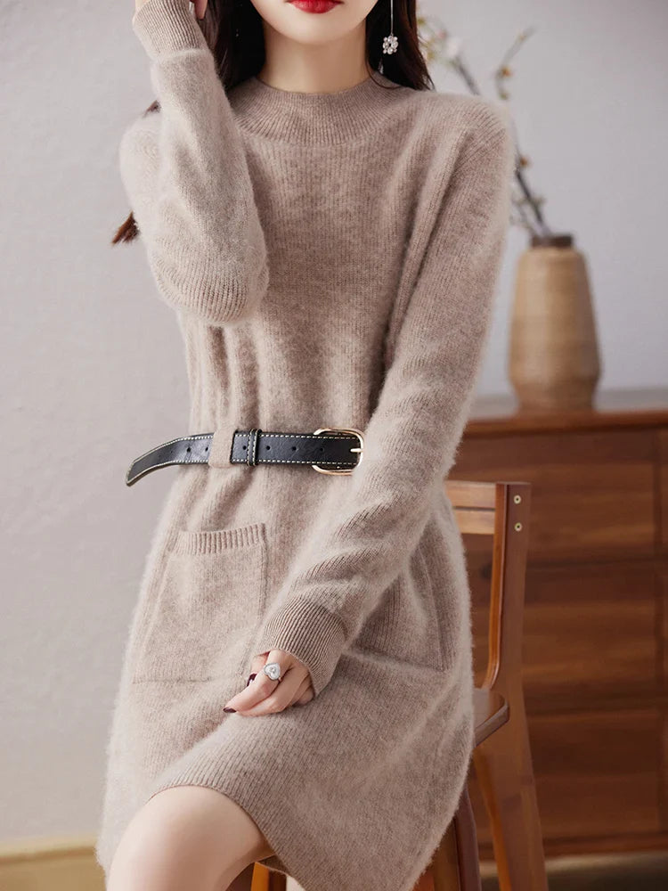 Selina | Wool-Cashmere Knit Dress