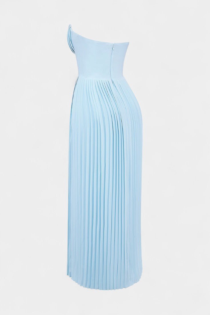 Alyce | Strapless Pleated Dress - Lora Toronto