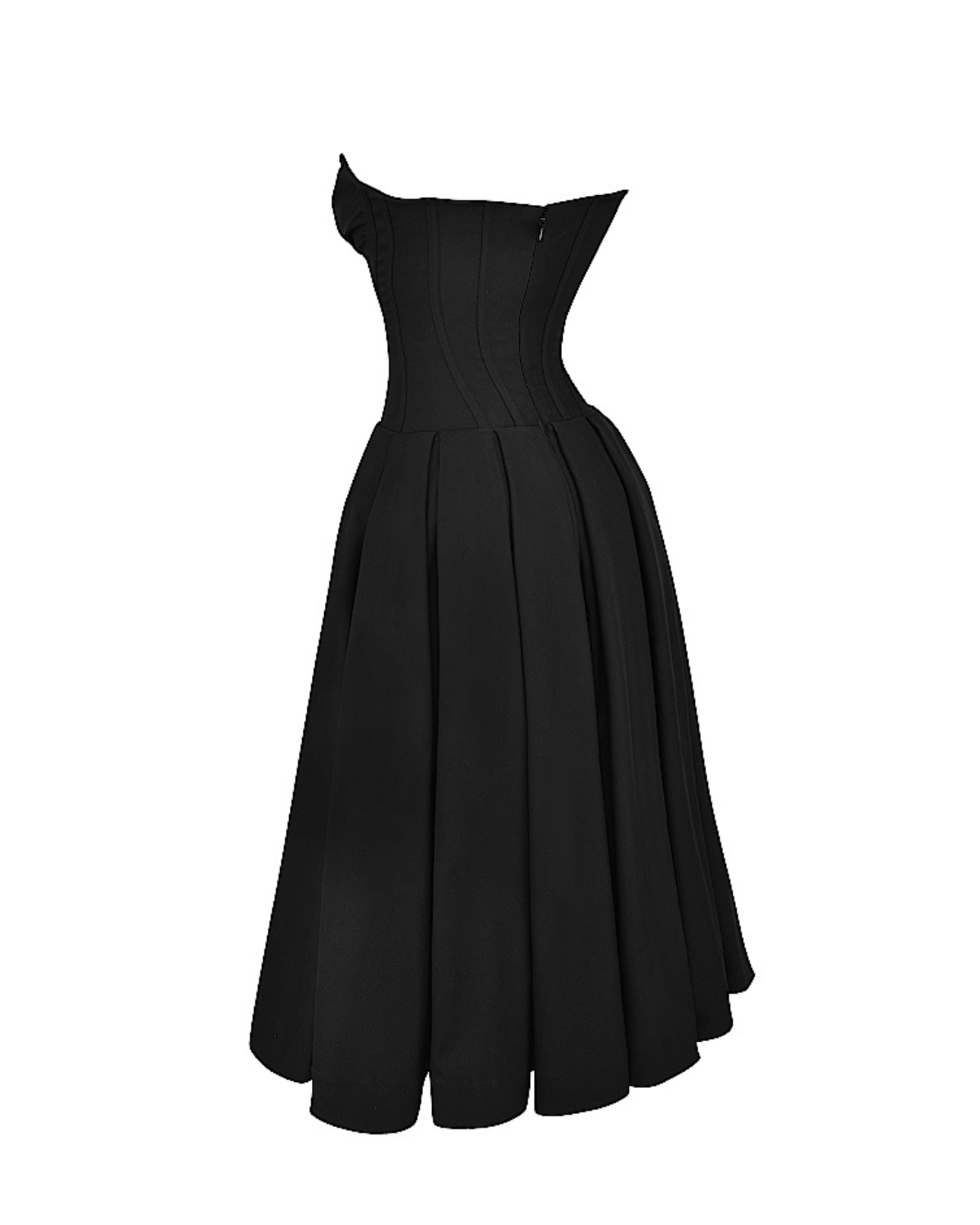 Amalfi | Strapless Midi Dress - Lora Toronto