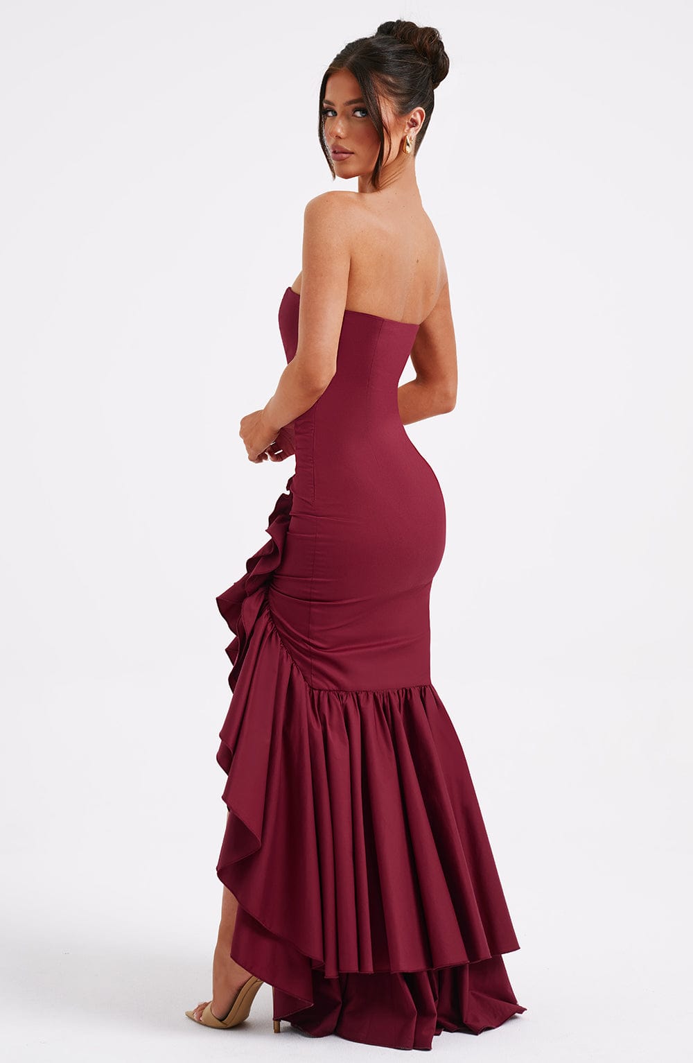 Xyrelle | Sleeveless Ruffle Maxi Dress
