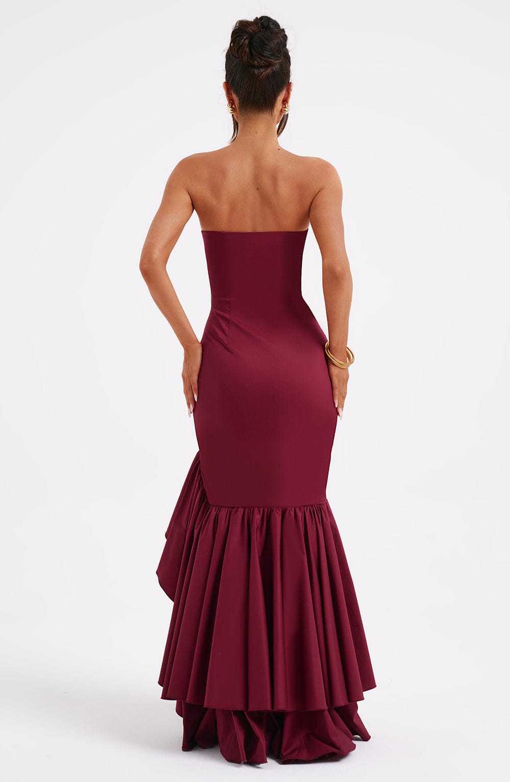 Xyrelle | Sleeveless Ruffle Maxi Dress