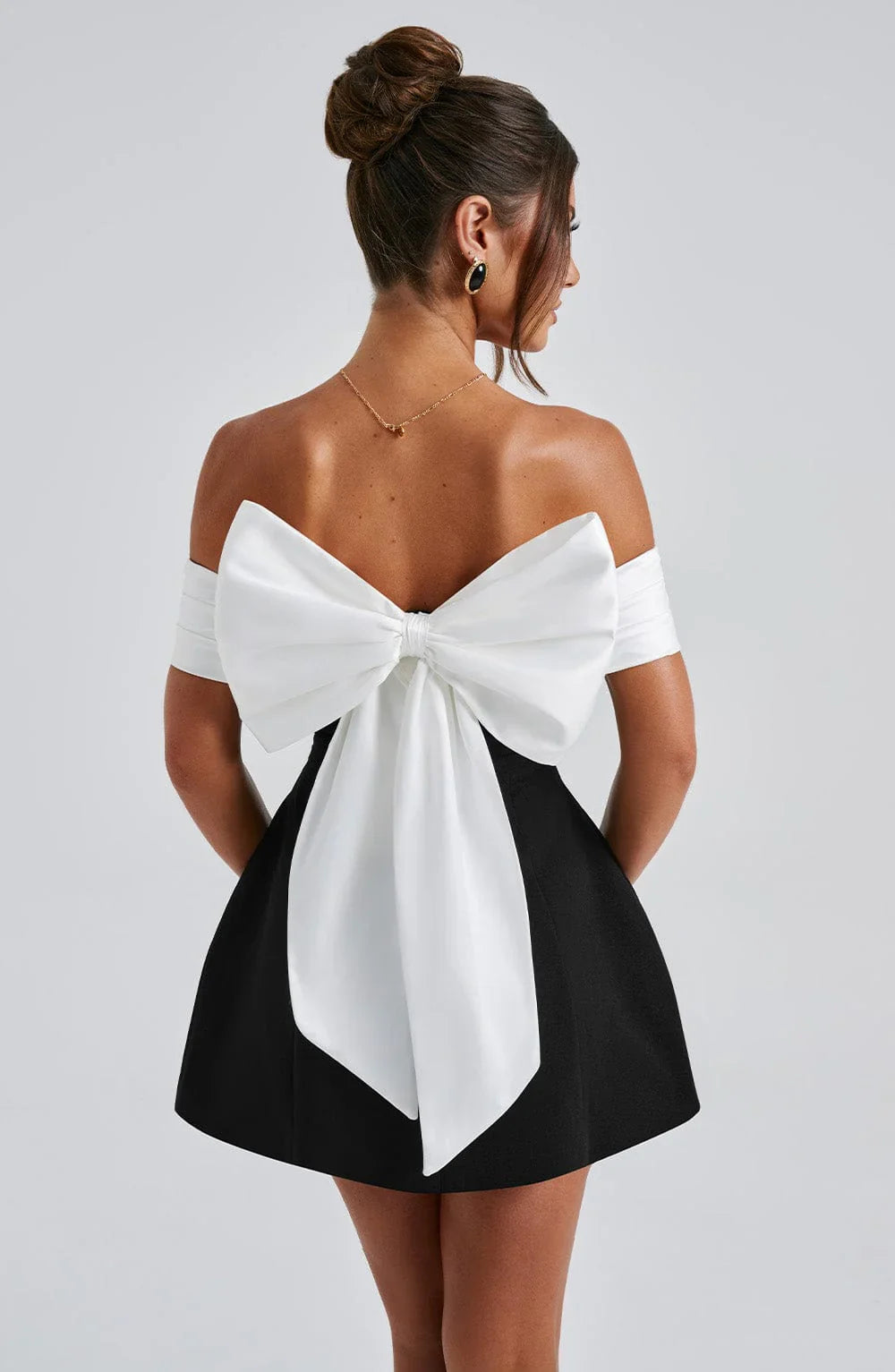 Noir | Romantic Modern Mini Dress