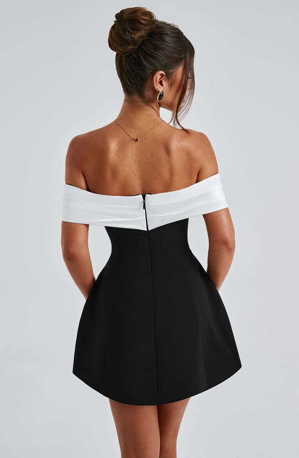 Noir | Romantic Modern Mini Dress
