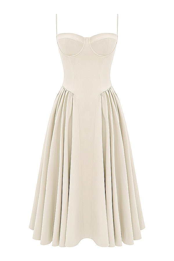 Felicity | Corset Midi Dress - Lora Toronto
