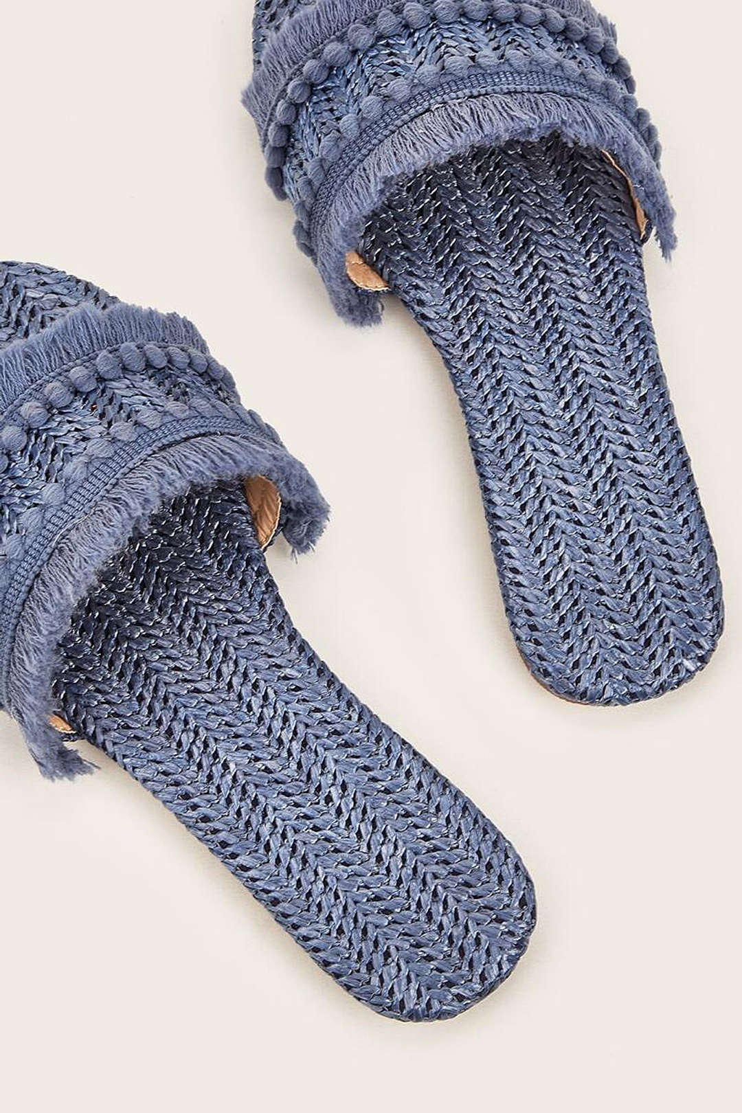 Fringe Slippers - Lora Toronto