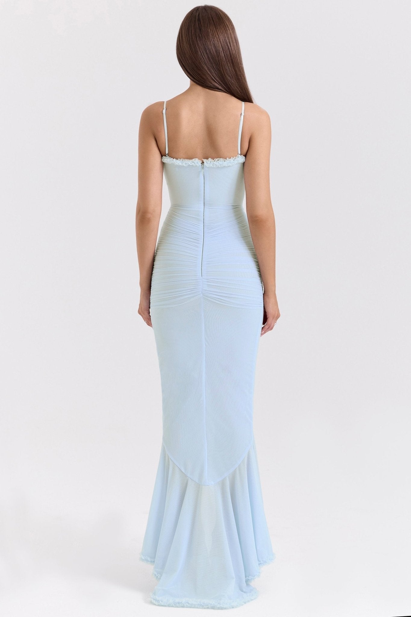 Gabbi | Ruffled Maxi Dress - Lora Toronto