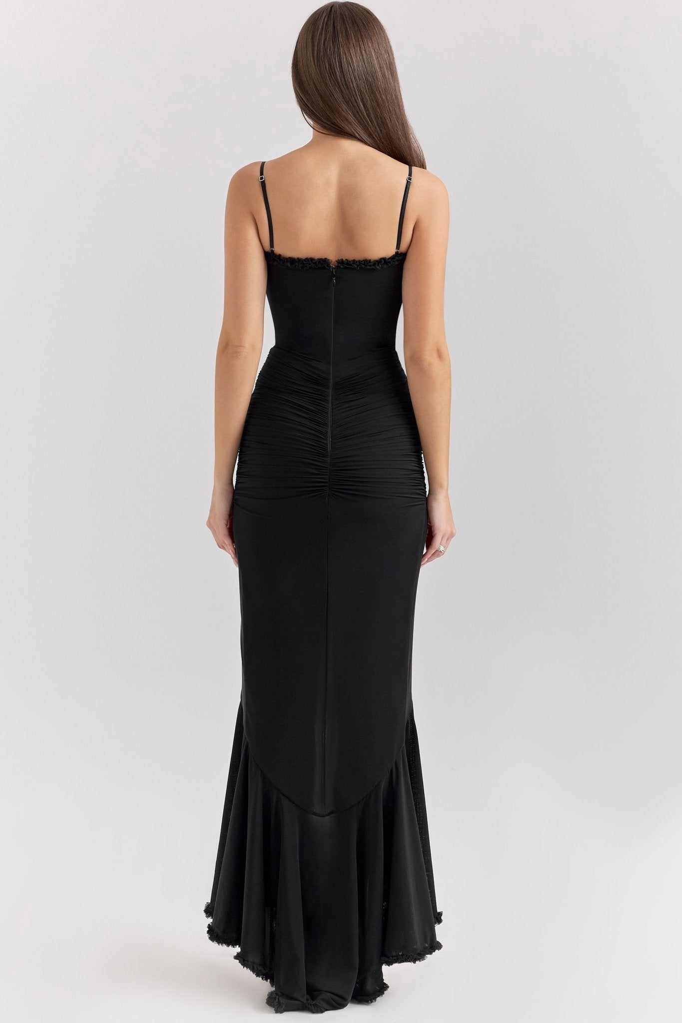 Gabbi | Ruffled Maxi Dress - Lora Toronto