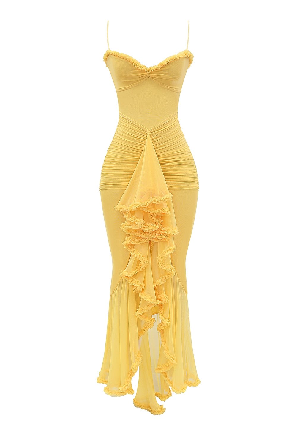 Gabbi | Ruffled Maxi Dress - Lora Toronto