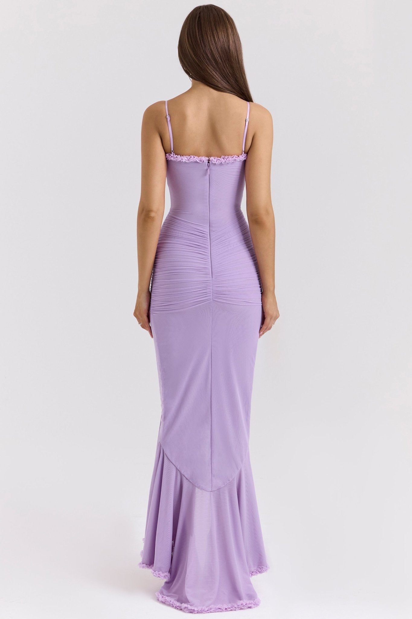 Gabbi | Ruffled Maxi Dress - Lora Toronto