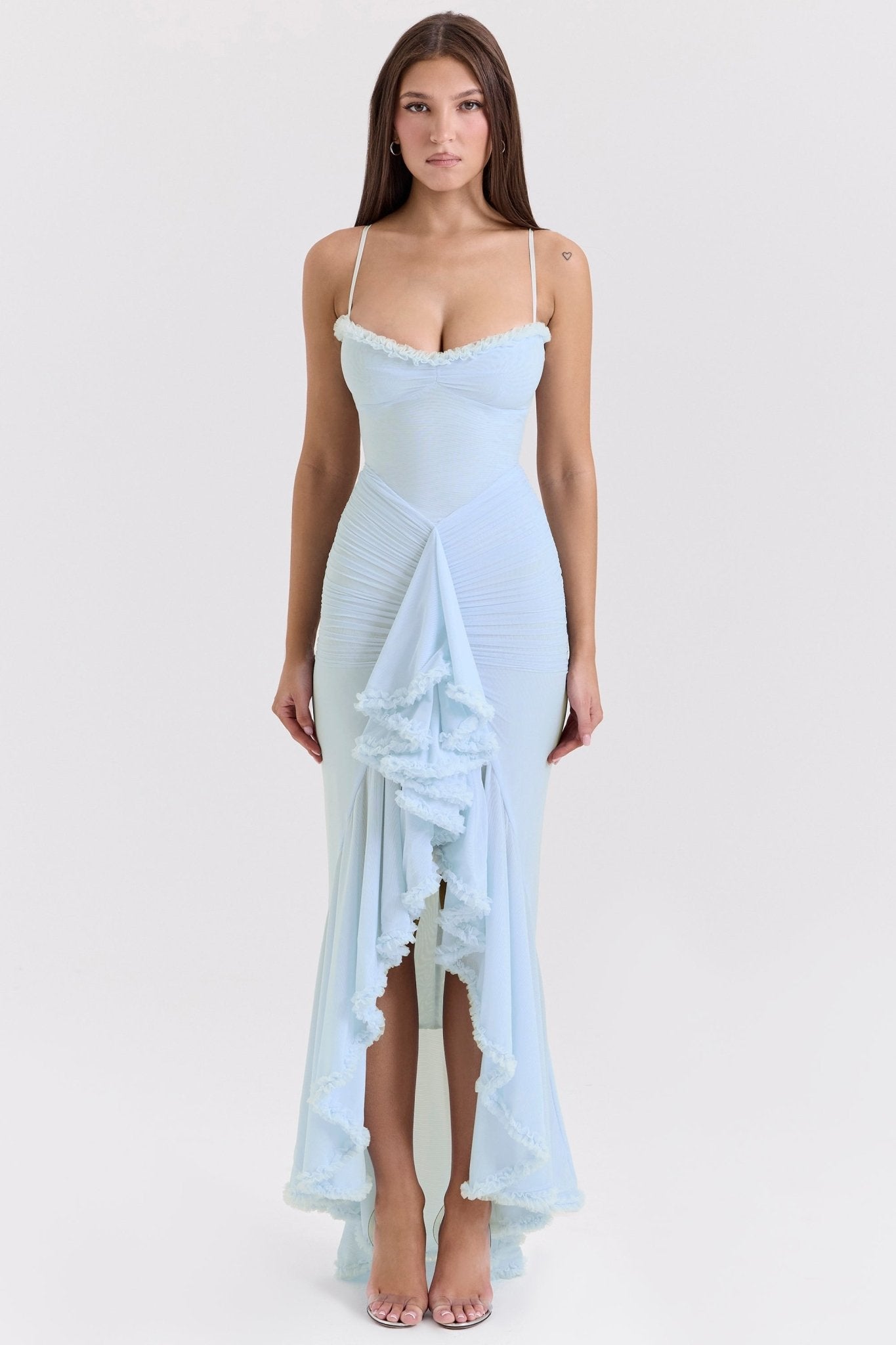 Gabbi | Ruffled Maxi Dress - Lora Toronto