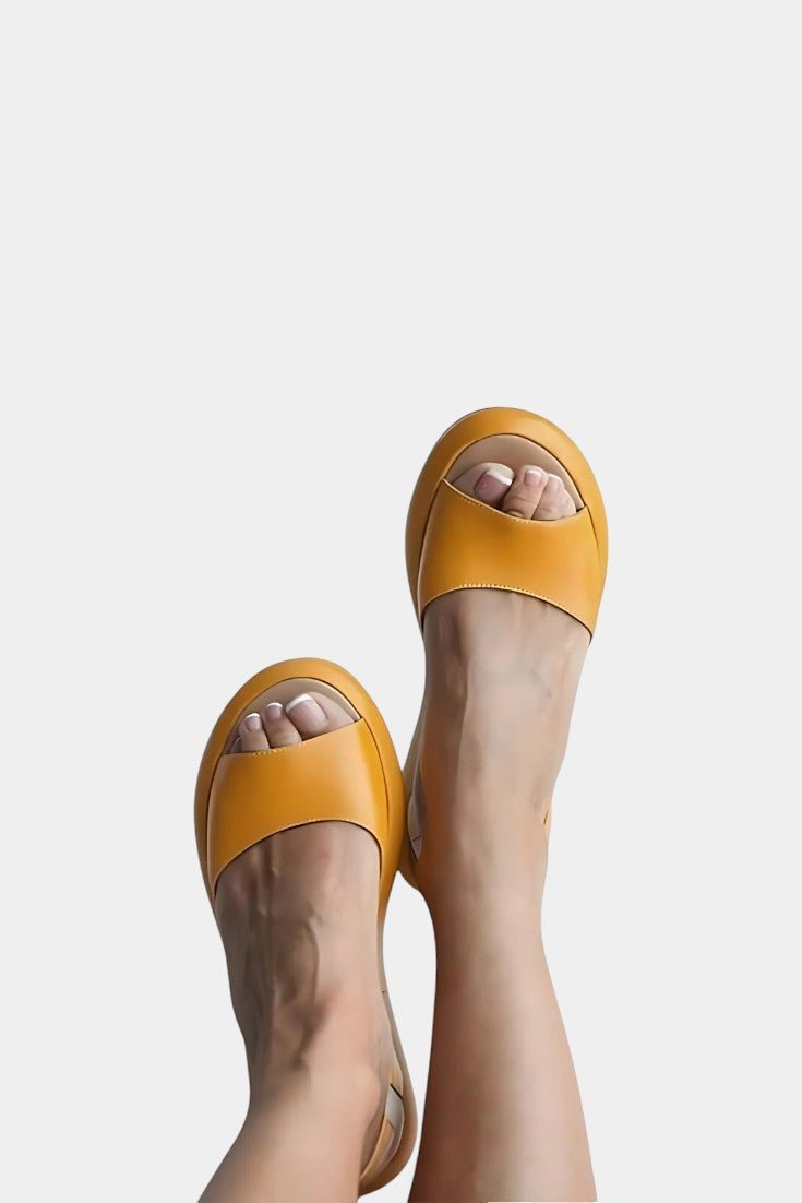 Lilibet Slip - On Comfort Slingback Sandals - Lora Toronto
