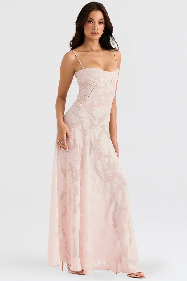 Mabel | Vintage Lace Lamé Dress - Lora Toronto