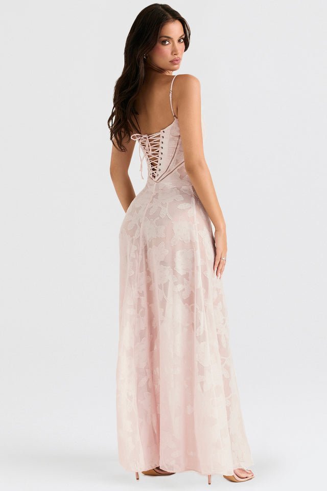 Mabel | Vintage Lace Lamé Dress - Lora Toronto