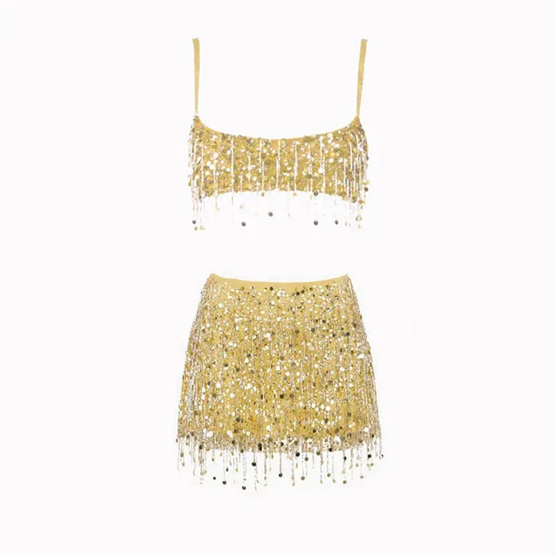 Mera Beaded Fringe Set - Lora Toronto