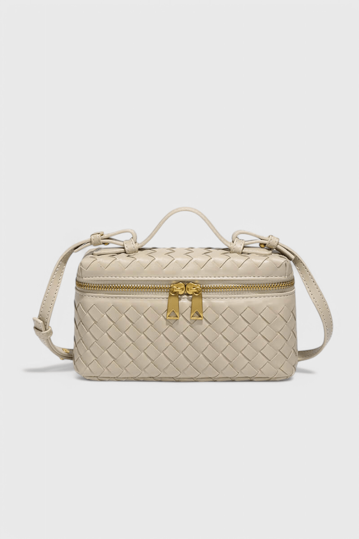 Milla Woven Mini Bag with Gold Hardware - Lora Toronto