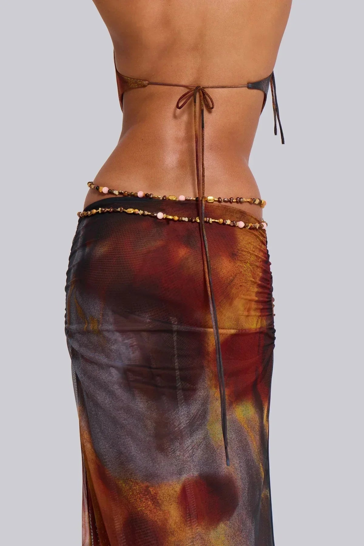 Robin | Cut Out Print Dress - Lora Toronto