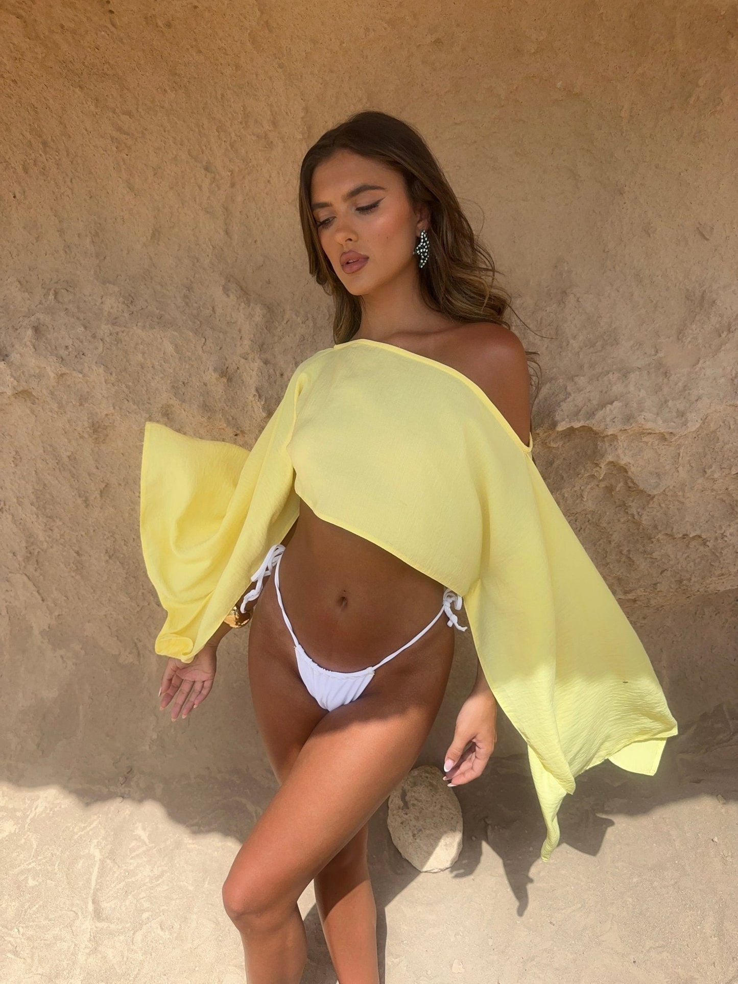 Samara Lemon Sarong Set - Lora Toronto