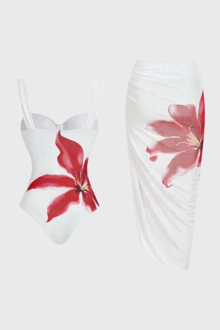 Sarah Floral Two - Piece Swim Set - Lora Toronto