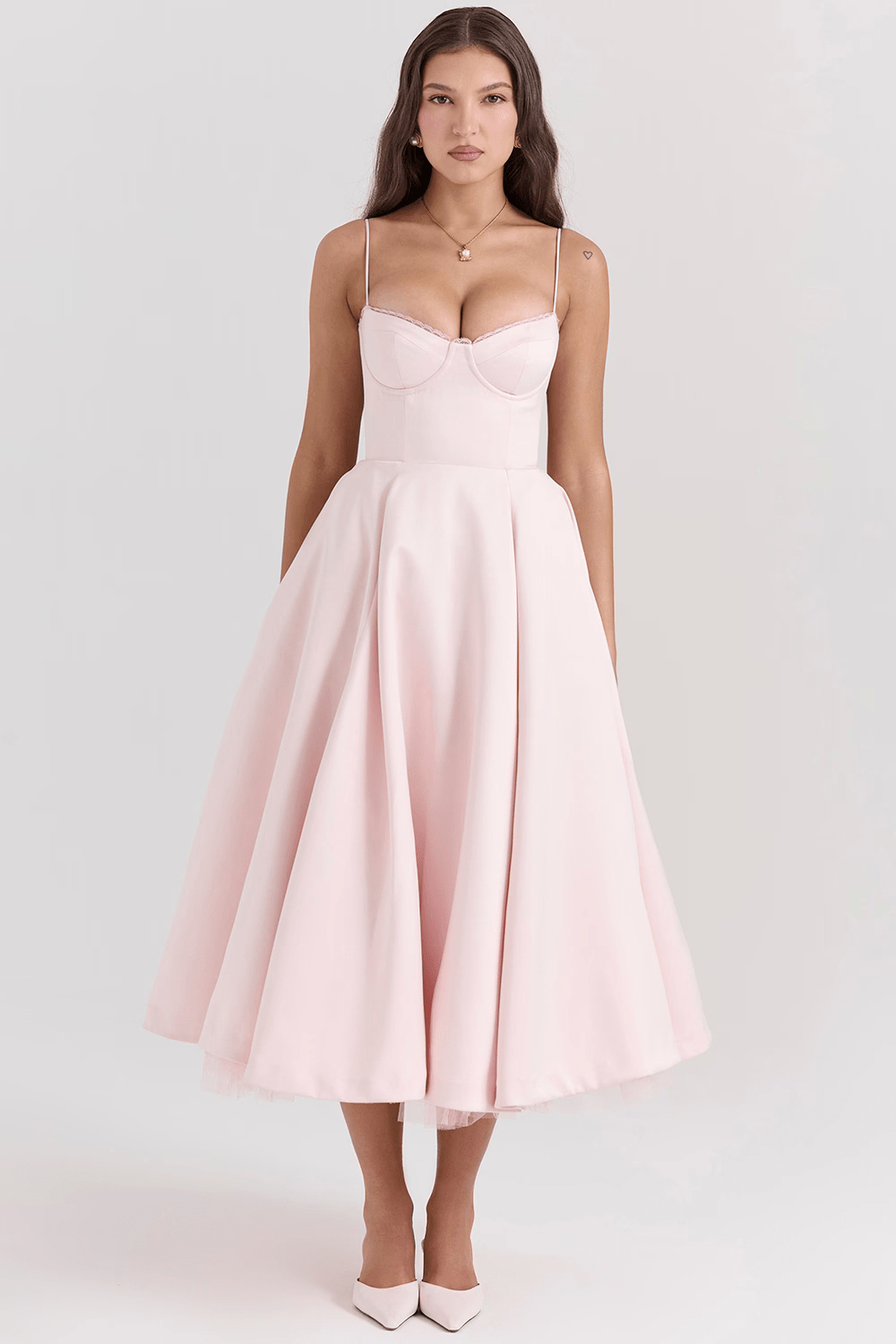 Seraphina | Tulle Midi Dress - Lora Toronto