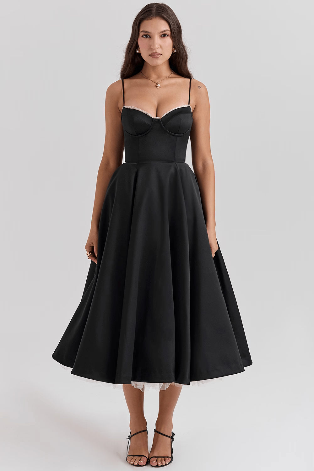 Seraphina | Tulle Midi Dress - Lora Toronto