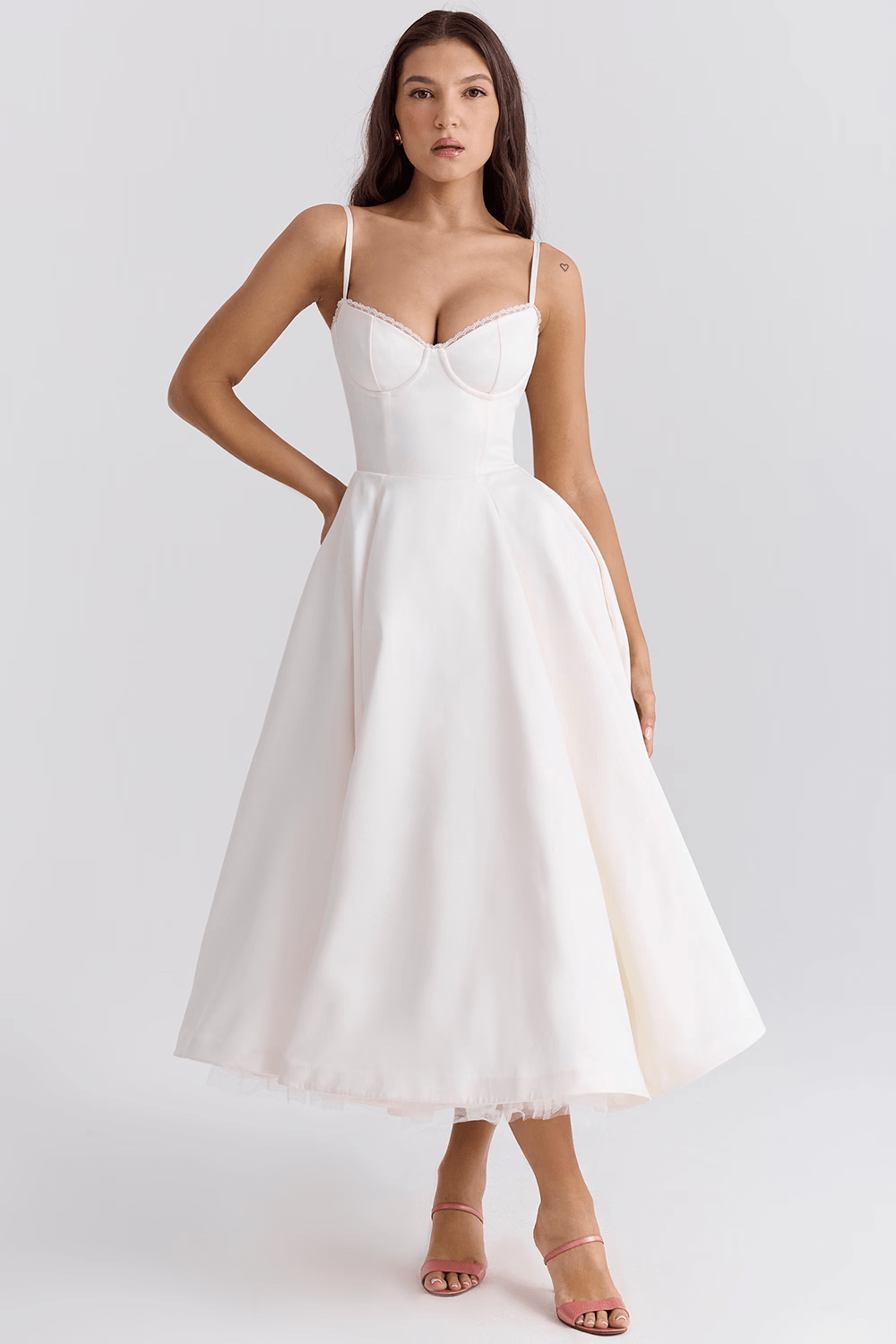 Seraphina | Tulle Midi Dress - Lora Toronto