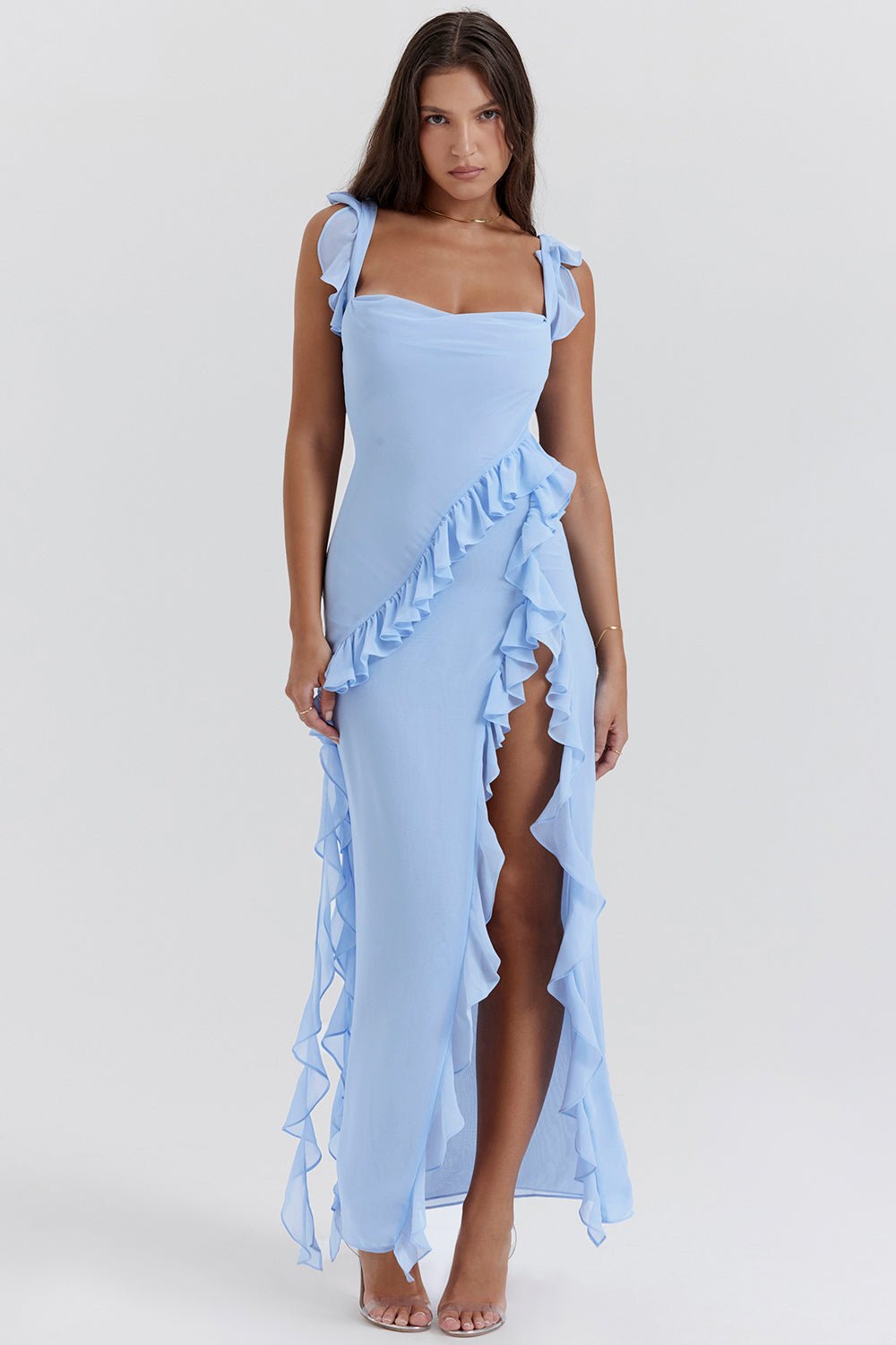 Tabitha | Stylish Ruffle Dress - Lora Toronto