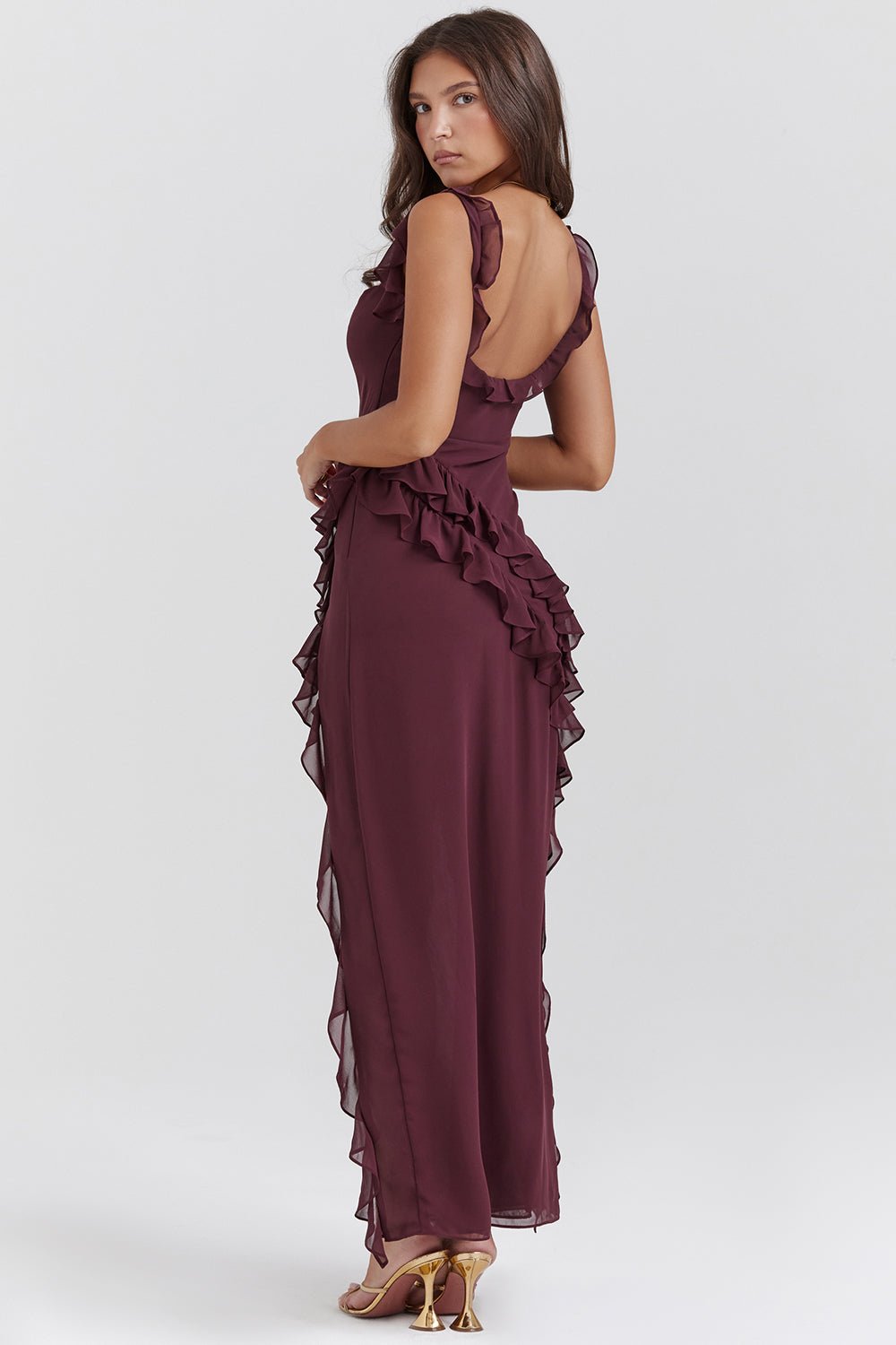 Tabitha | Stylish Ruffle Dress - Lora Toronto