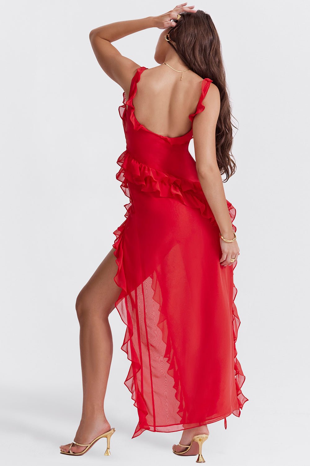 Tabitha | Stylish Ruffle Dress - Lora Toronto
