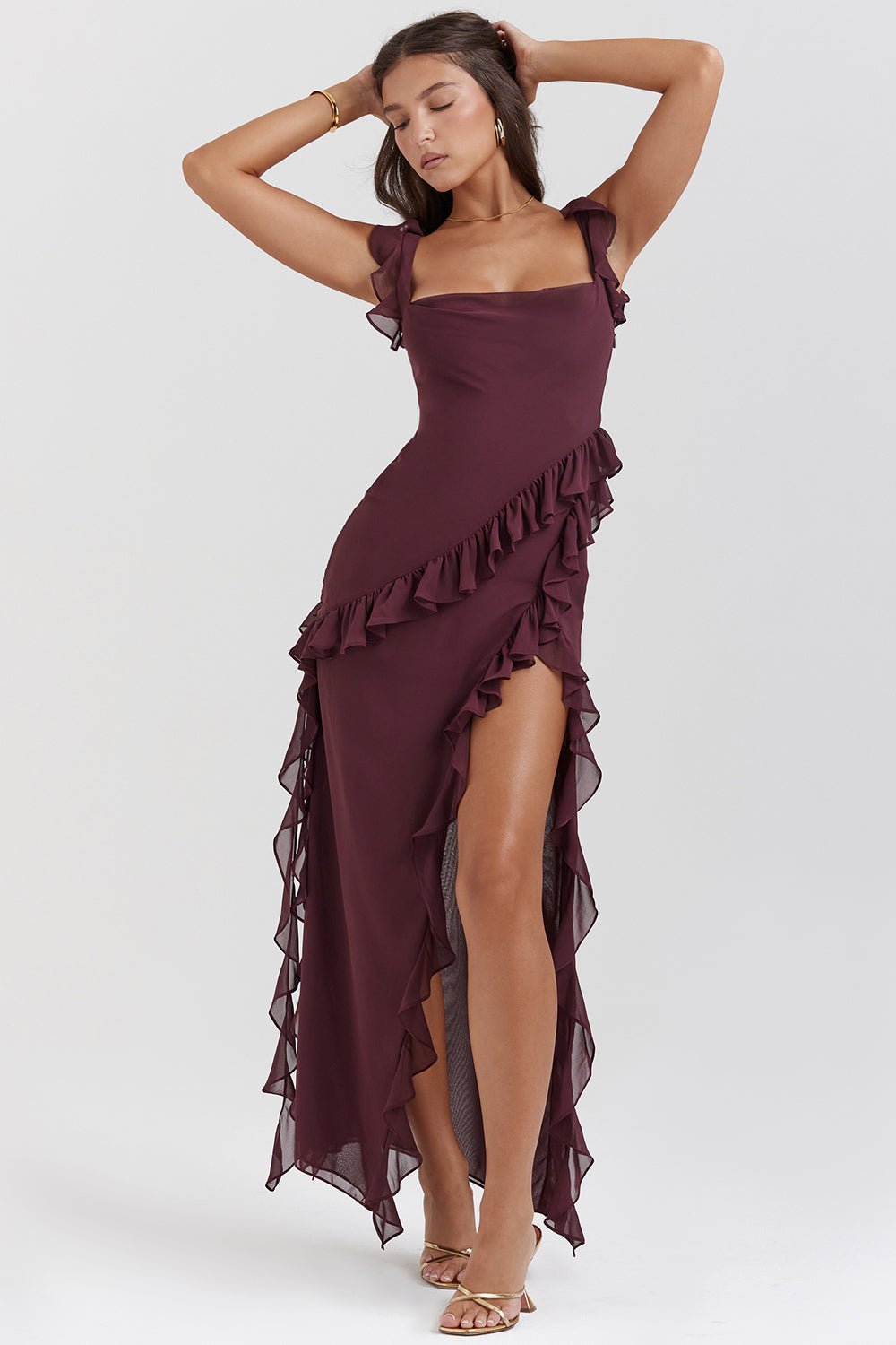 Tabitha | Stylish Ruffle Dress - Lora Toronto