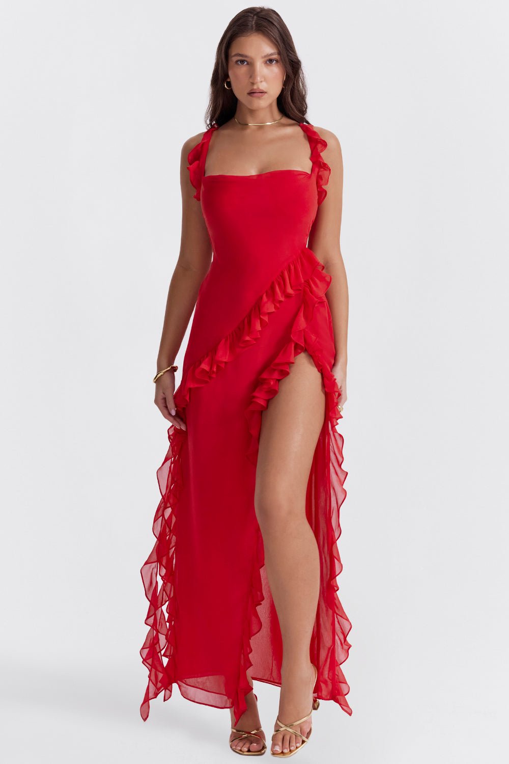 Tabitha | Stylish Ruffle Dress - Lora Toronto