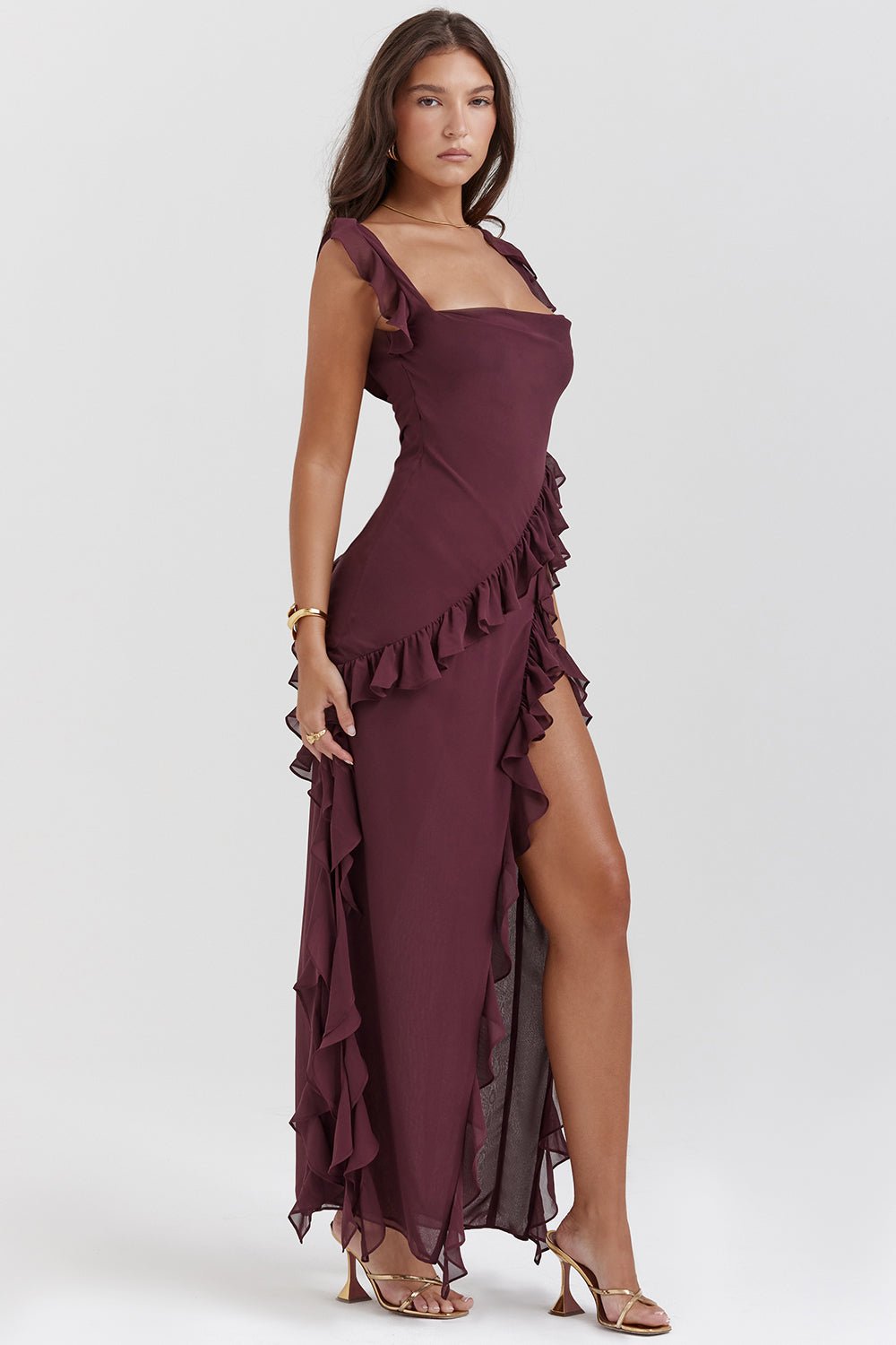 Tabitha | Stylish Ruffle Dress - Lora Toronto
