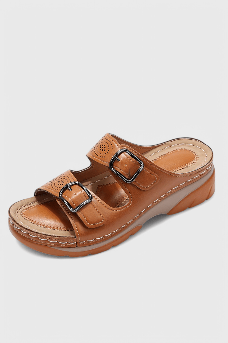 Tamsin Orthopedic Leather Sandals - Lora Toronto