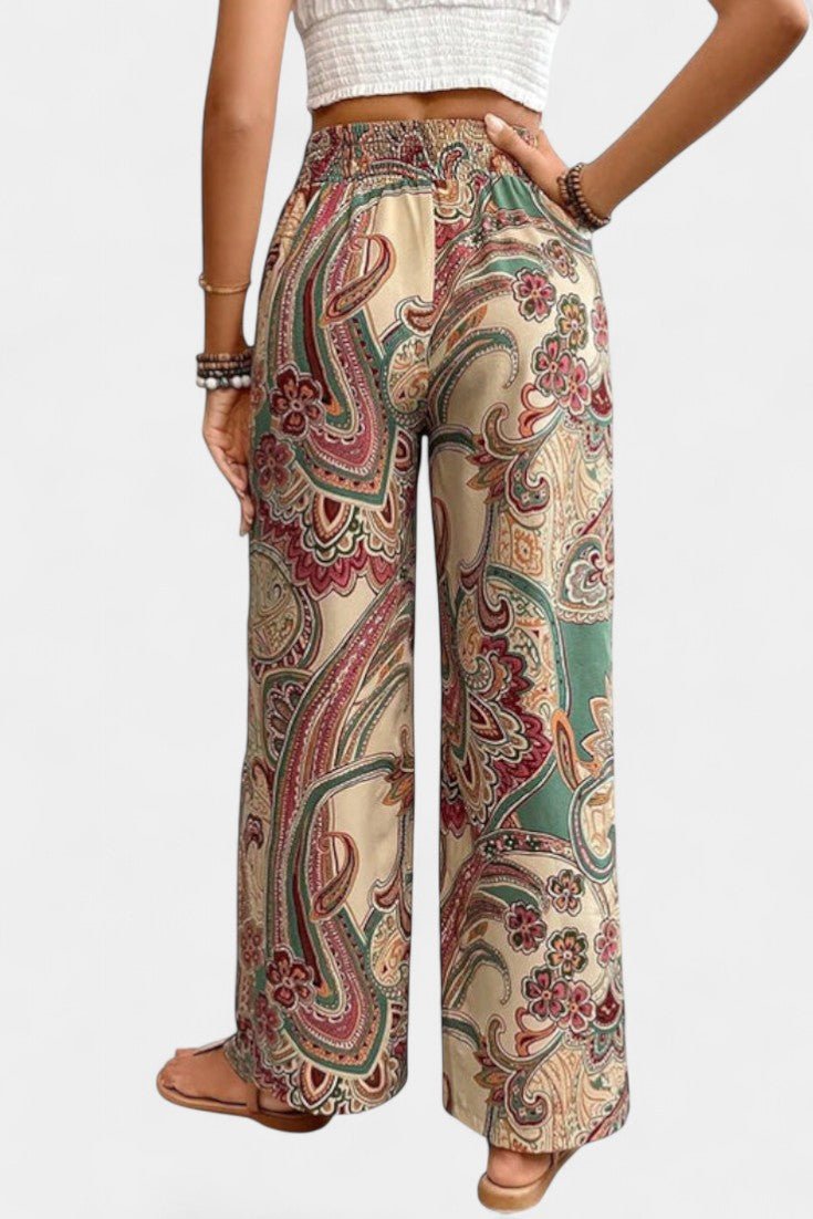 Vitoria Wide - Leg Summer Trousers - Lora Toronto