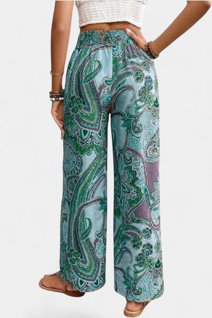 Vitoria Wide - Leg Summer Trousers - Lora Toronto
