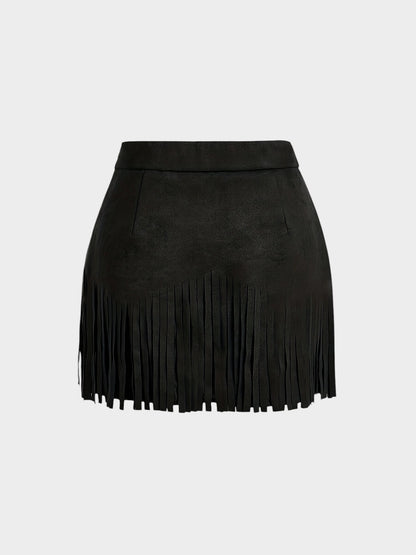 Sienna | Fringe Mini Skirt