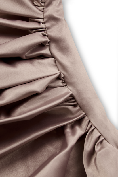 Amelie | Premium Satin Midi Dress