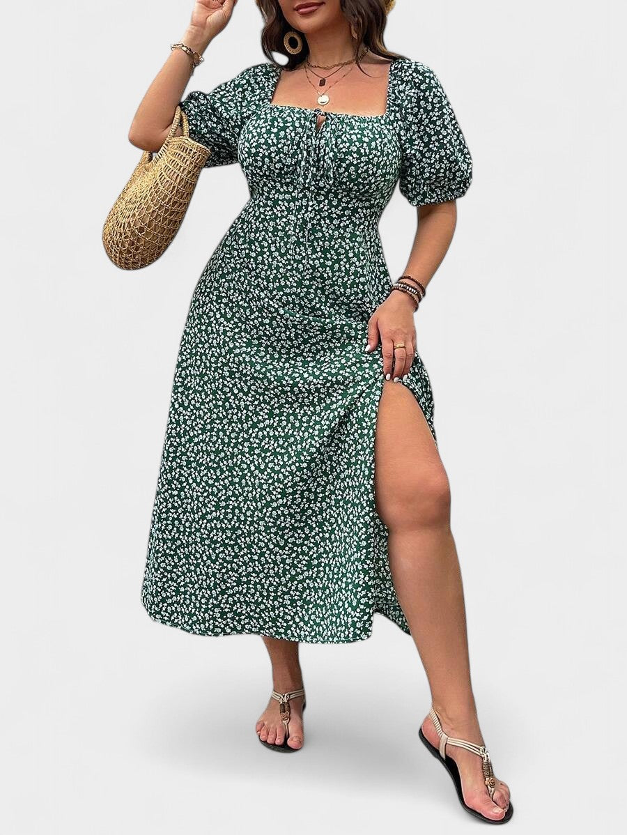Amalia | Floral Puff Sleeve Dress